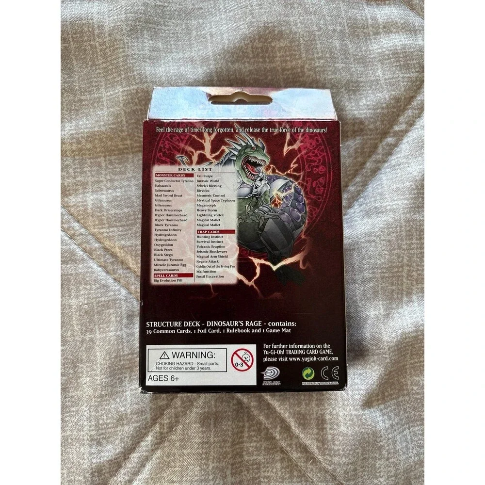 Yu-Gi-Oh TCG: 1st Edition Structure Deck: Dinosaur’s Rage — Sealed, Unopened
